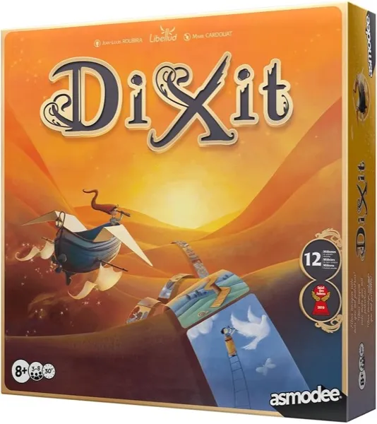 Caja del juego de mesa Dixit de Asmodee